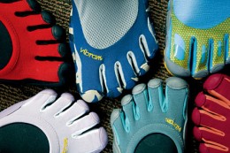 Vibram的五趾鞋挑戰傳統慢跑鞋（照片／紐約時報提供）